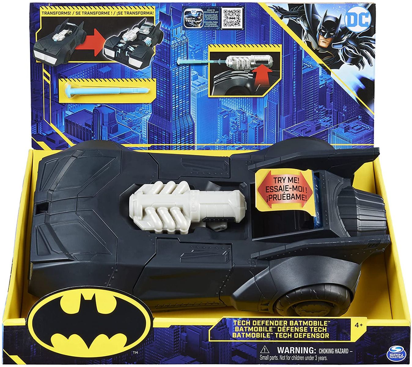 Batman Batimobil Transformable 10cm