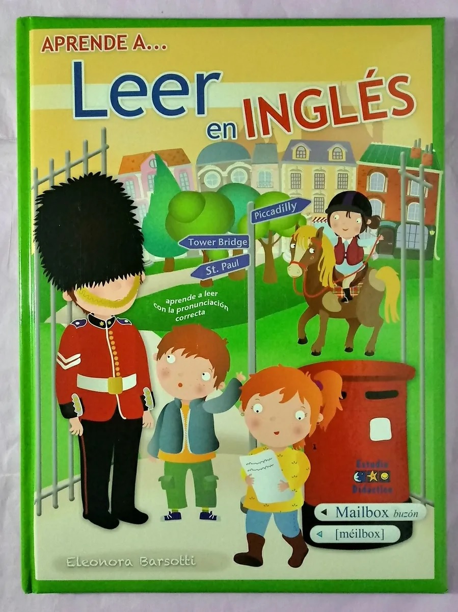 Libro Aprende a Leer en Ingles Libro Didáctico Español-Ingles /Estudio Didactico