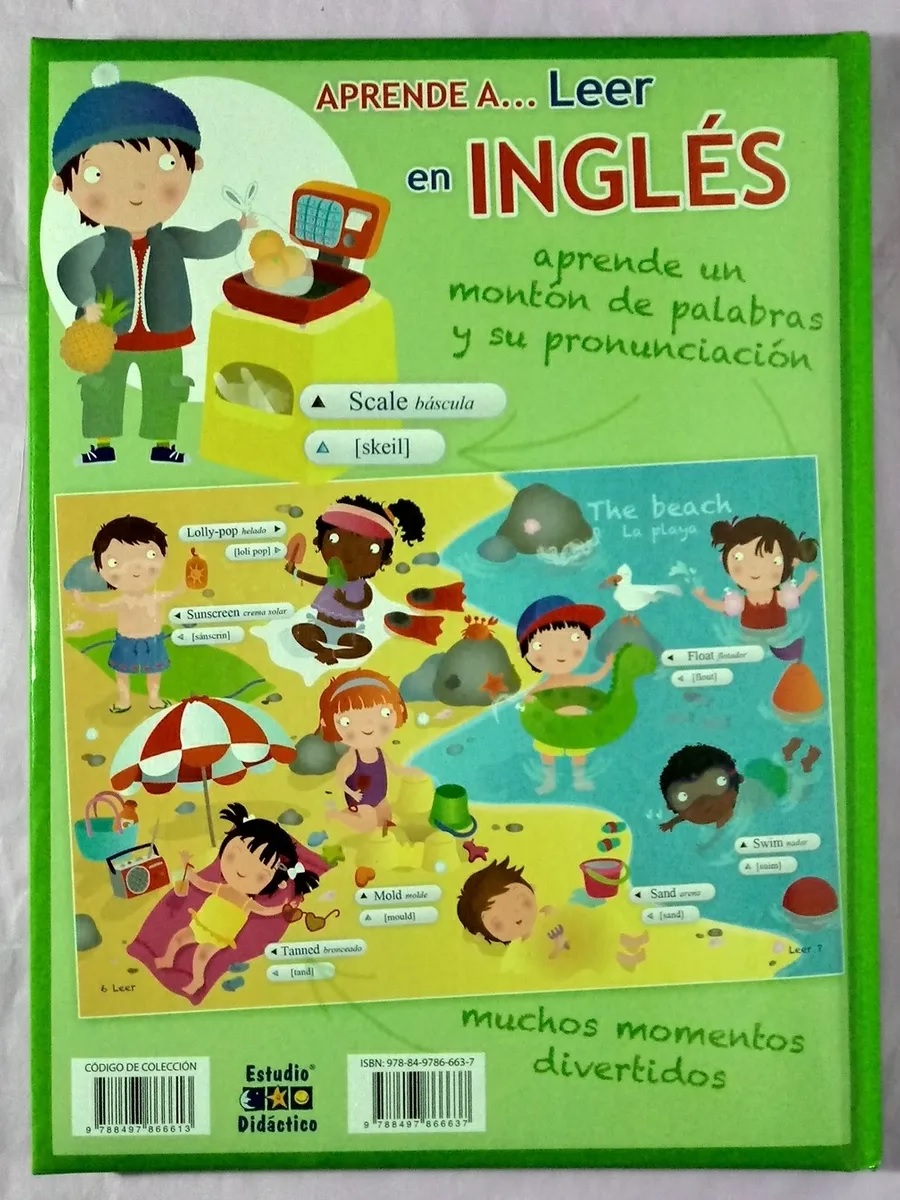 Libro Aprende a Leer en Ingles Libro Didáctico Español-Ingles /Estudio Didactico
