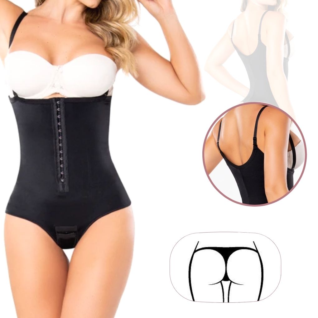 Fajas colombianas Enteriza Tipo Body Tanga Moldeadora De Figura Reduce Abdomen