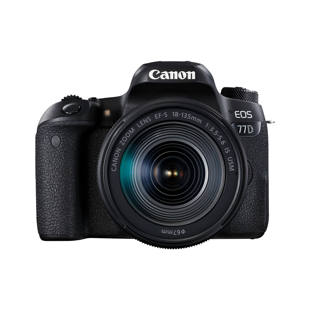 Cámara Canon EOS 77D + EF-S 18-135 mm f/3,5-5,6 IS USM (Reacondicionado grado A)