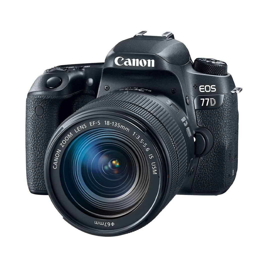 Cámara Canon EOS 77D + EF-S 18-135 mm f/3,5-5,6 IS USM (Reacondicionado grado A)