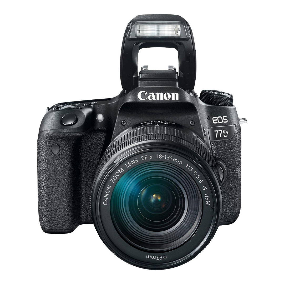 Cámara Canon EOS 77D + EF-S 18-135 mm f/3,5-5,6 IS USM (Reacondicionado grado A)