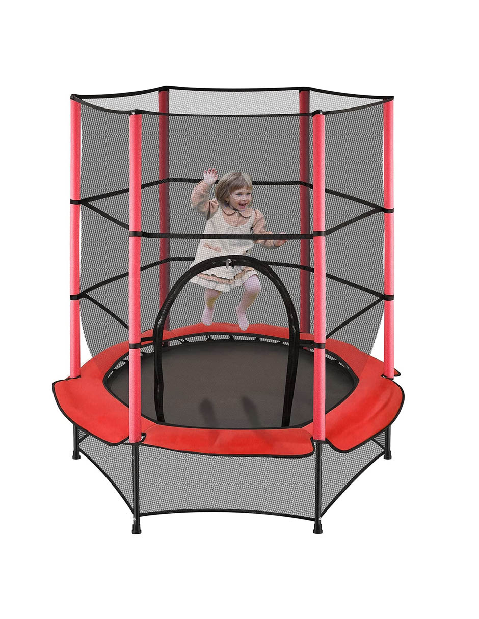 Trampolin 55 Pulgadas Infantil Rojo