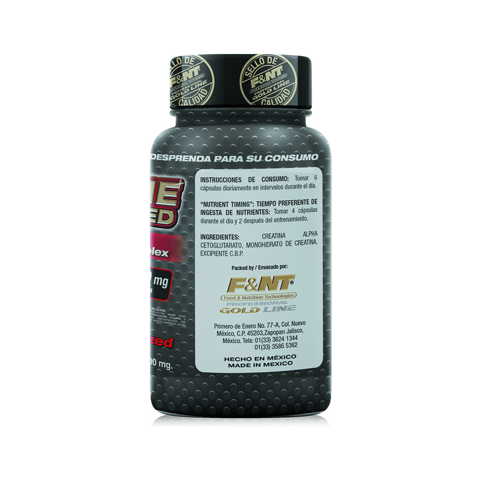 Creatina Monohidrato 100 Caps Creatina Pura En Cápsulas F&nt