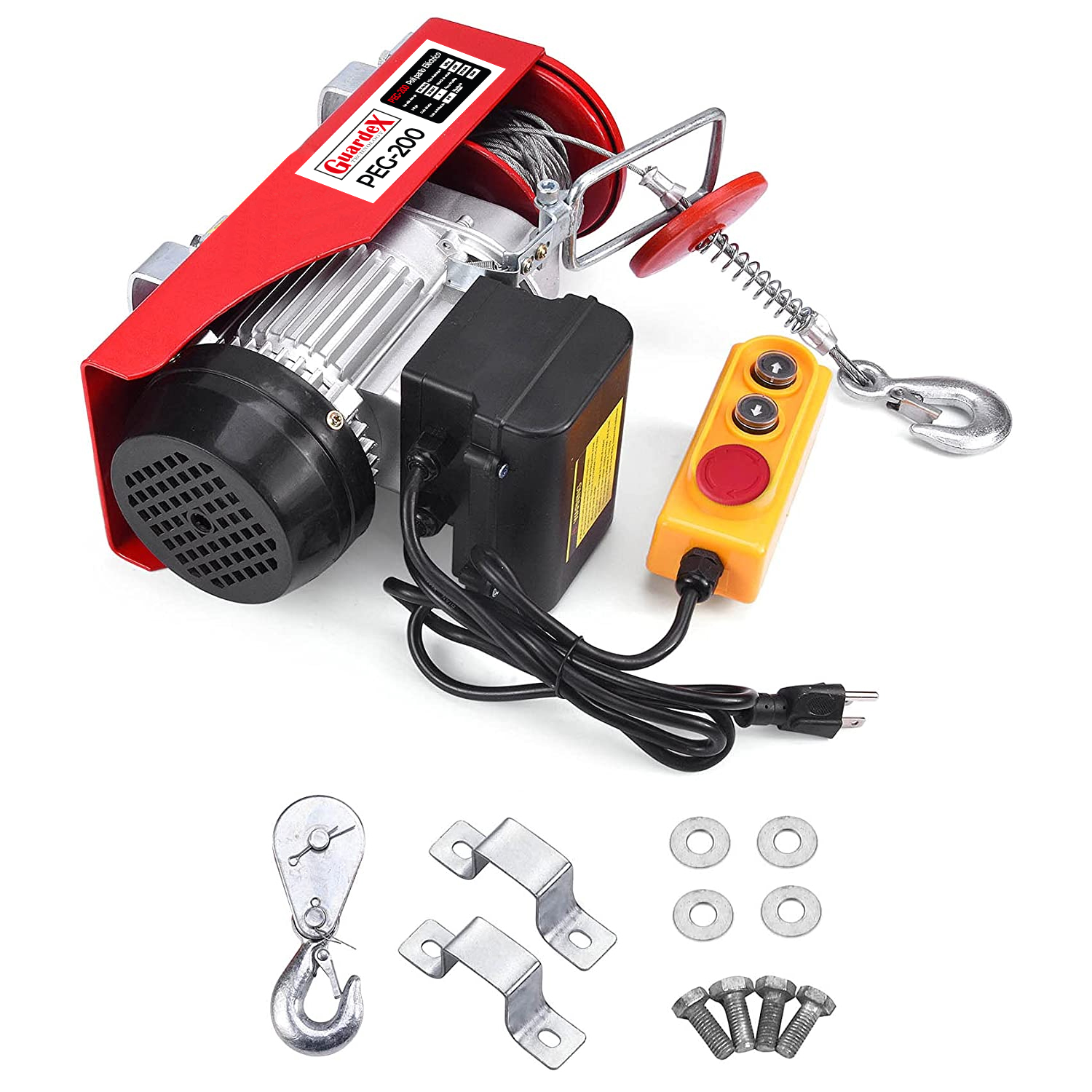 Polipasto Eléctrico de Cadena Mini Grua Polea Carga de 400kg