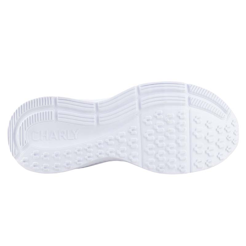 TENIS CHARLY RUNNING HOMBRE MUJER THINNY 1086205 NEGRO ROJO.