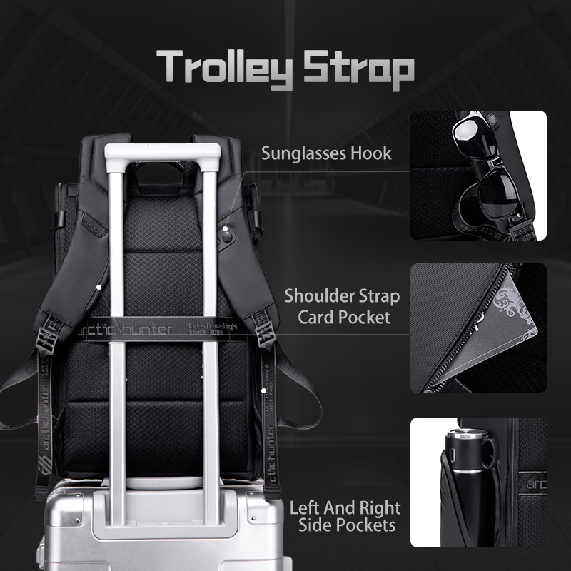 Mochila Artic Hunter. Gran espacio laptop y accesorios. Modelo AH-B00465