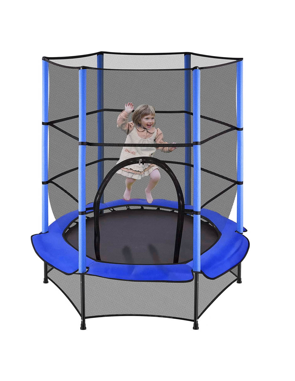 Trampolin 55 Pulgadas Infantil Azul