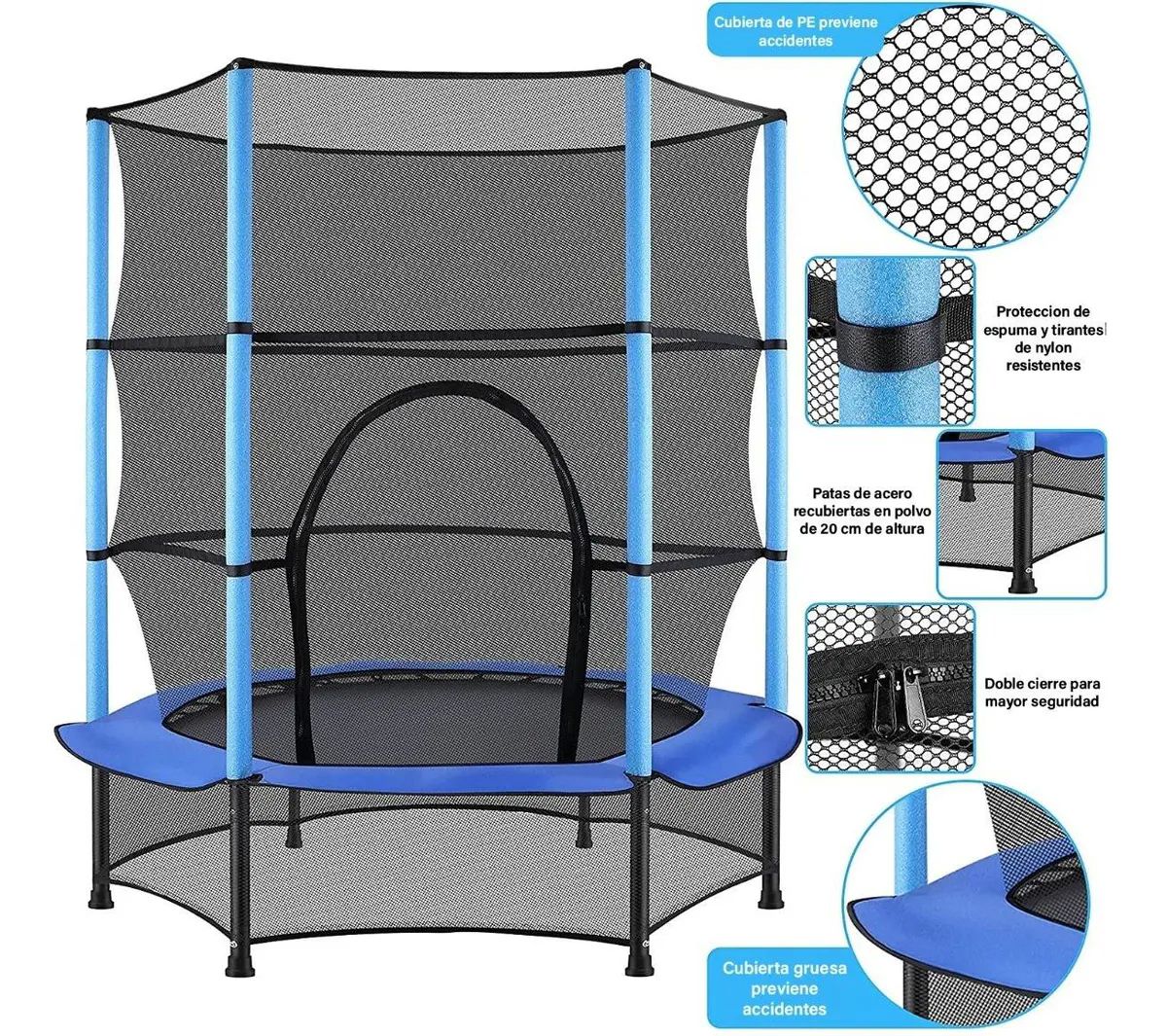 Trampolin 55 Pulgadas Infantil Azul