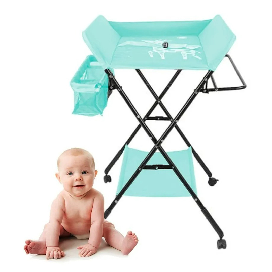 Cambiador De Pañales Para Bebe Plegable Portatil Ligero