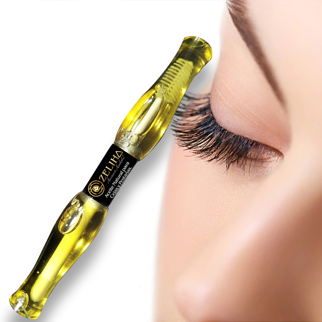 Aceite Natural para Crecimiento de Cejas y Pestañas ZELIHA