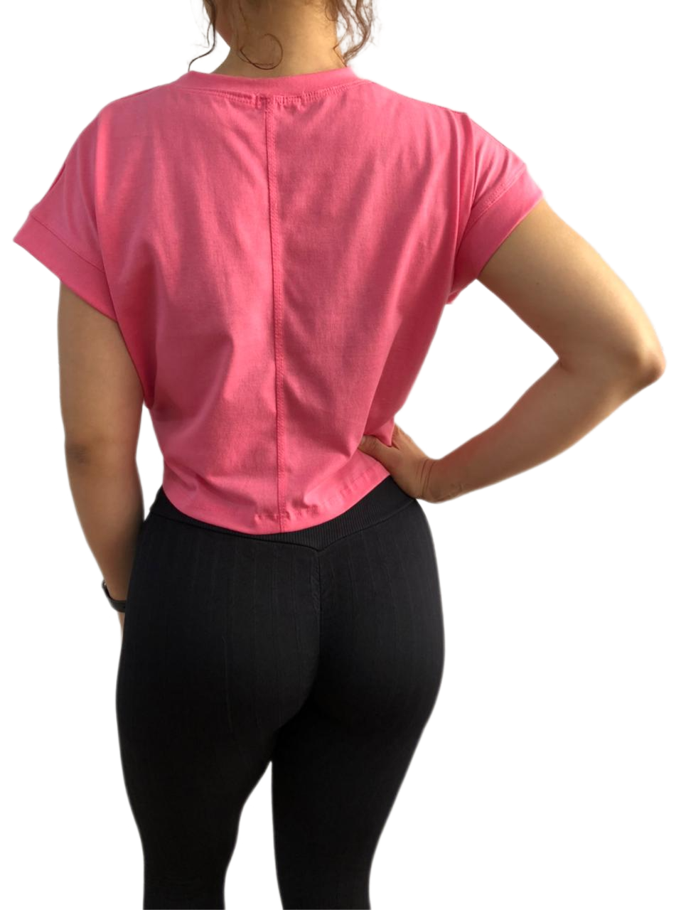 Blusa Playera Mujer Algodón Amarres Gym Fitness