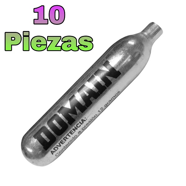10 Cartuchos De Co2 12gr Mendoza Crosman Gamo