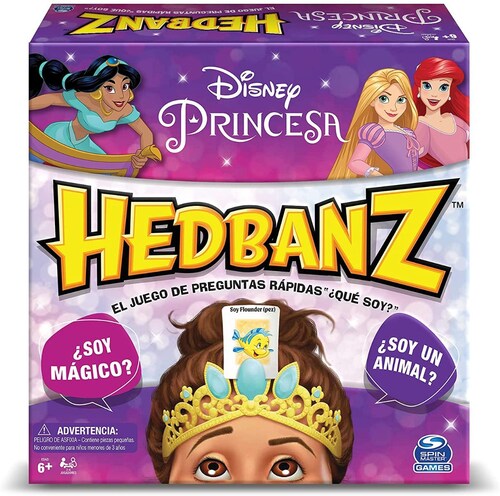 SpinMaster Games Hedbanz Disney Princesas