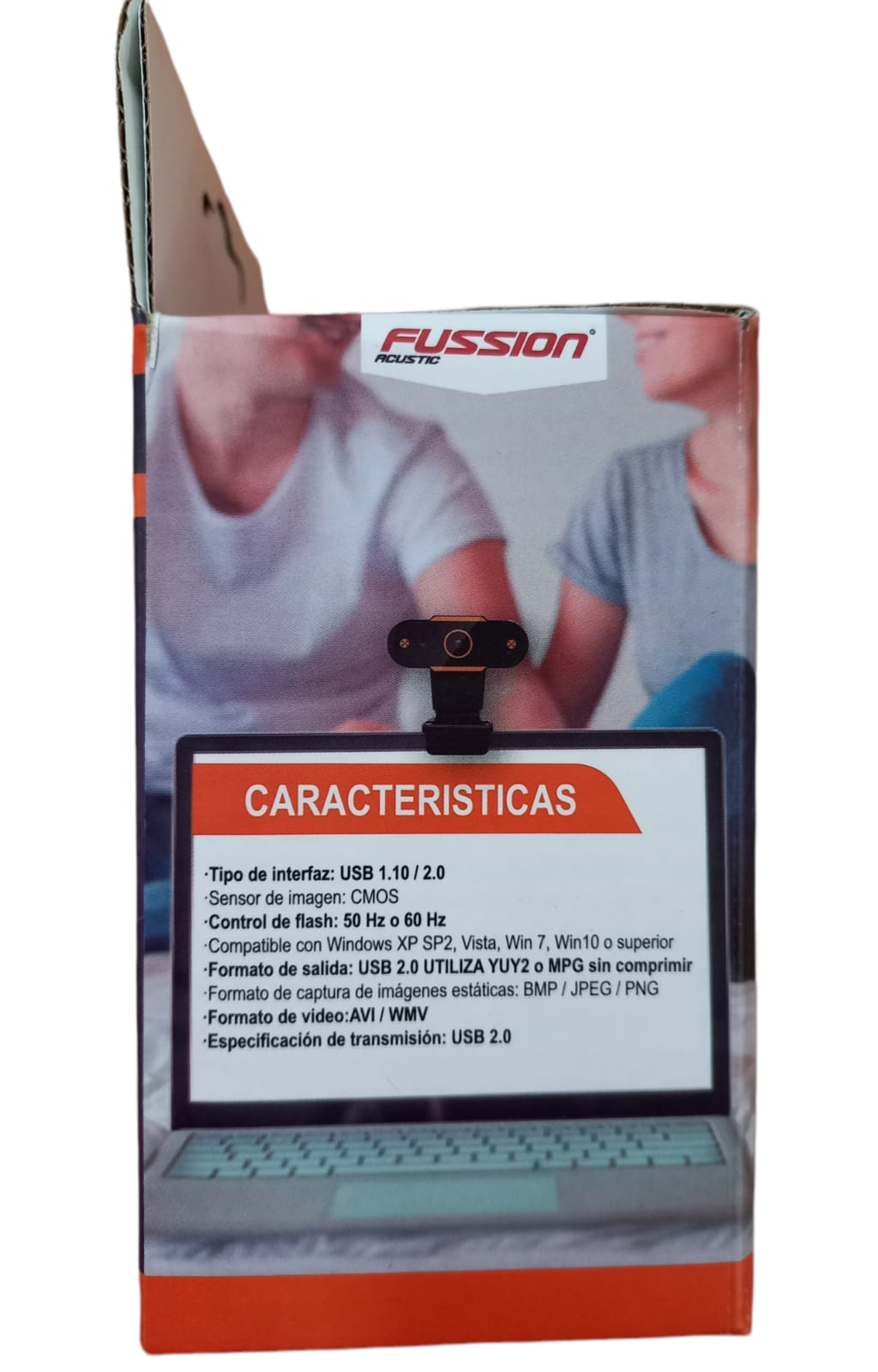 Cámara Webcam Fussion CAM-06 With Microphone 480P END1