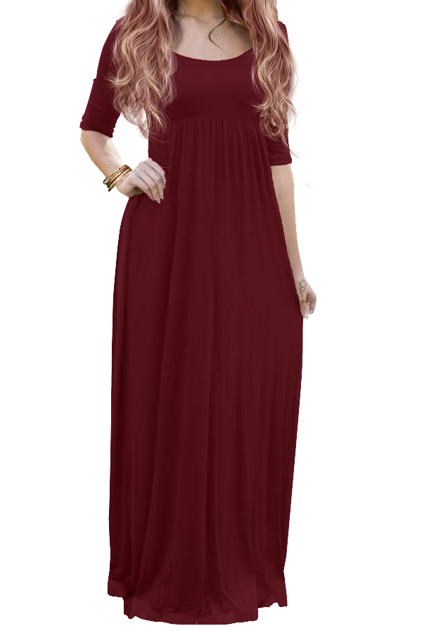 Vestido Largo Casual Maria Bela Modelo Dubai