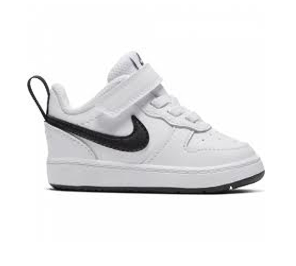 TENIS NIKE COURT BOROUGH LOW 2 BLANCO UNISEX BEBÉ SKU: BQ5453-104