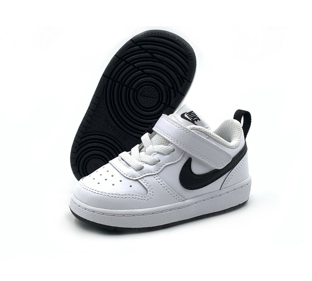 TENIS NIKE COURT BOROUGH LOW 2 BLANCO UNISEX BEBÉ SKU: BQ5453-104