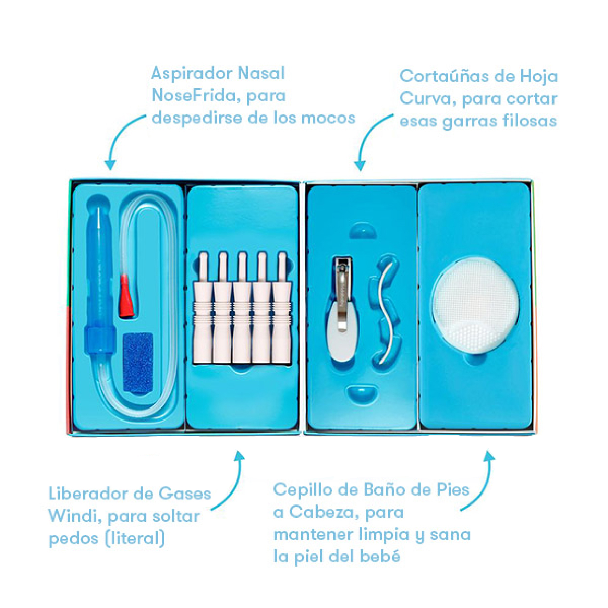 Kit Básico para la Higiene del Bebé de FridaBaby