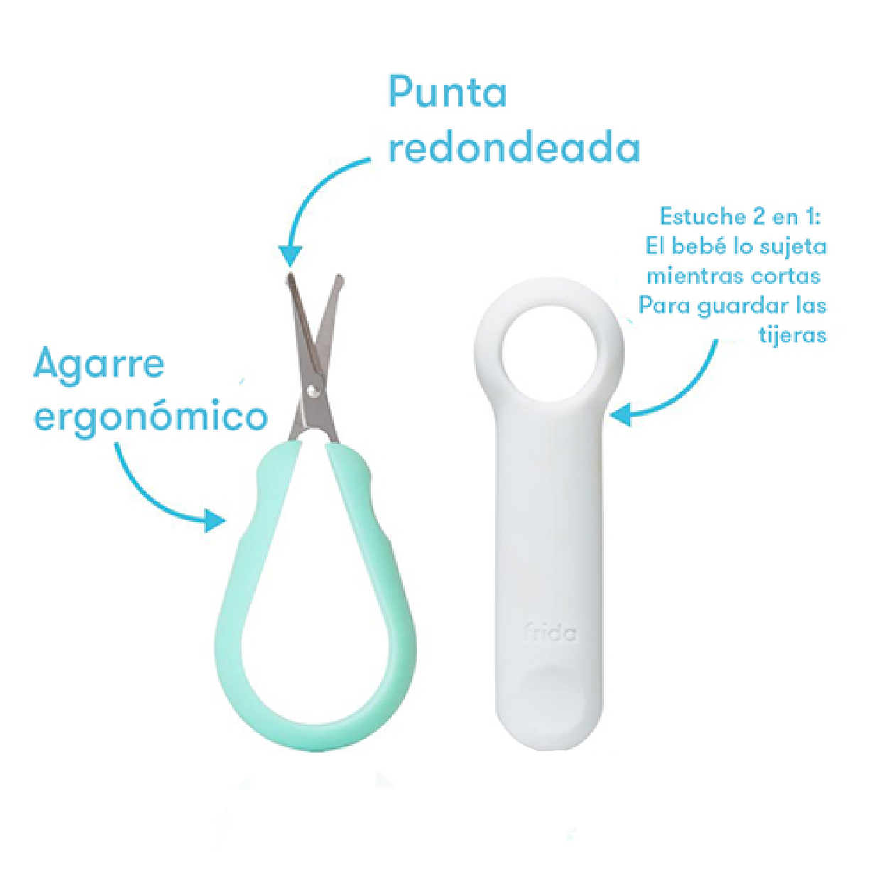Tijeras para Cortar Uñas para Bebés Marca FridaBaby