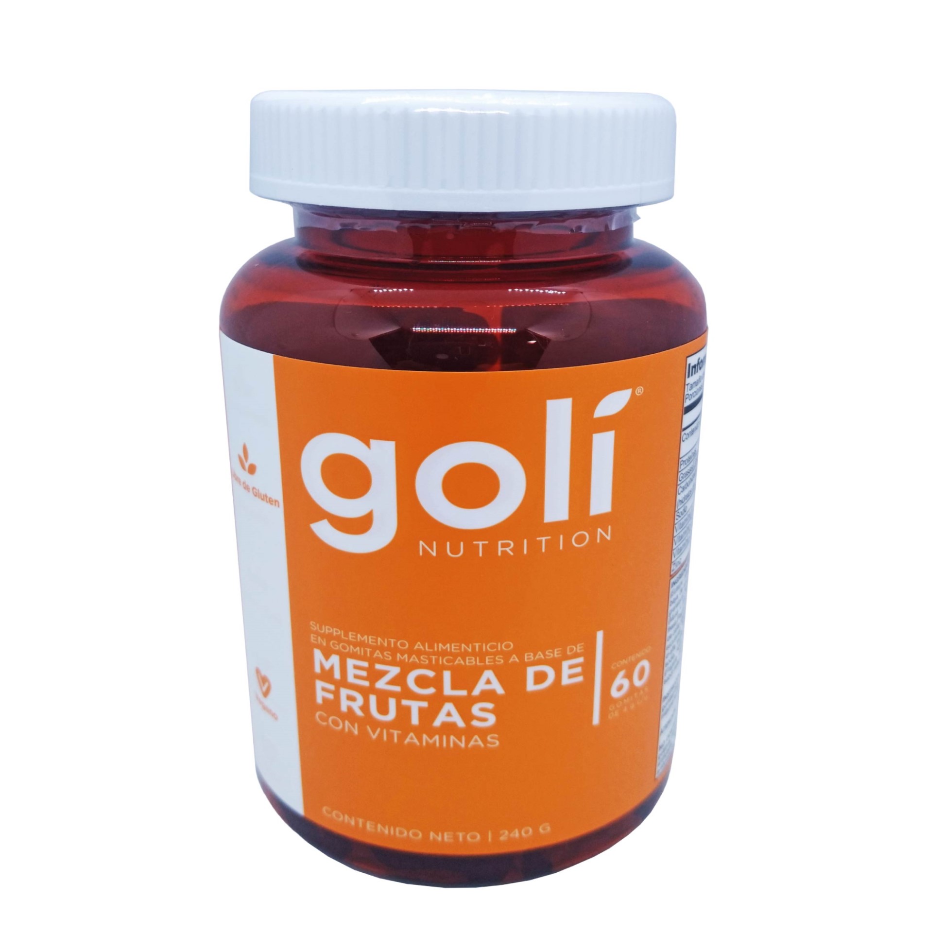 Golí Nutrition Gomitas 60 Goms 240g Mezcla De Frutas