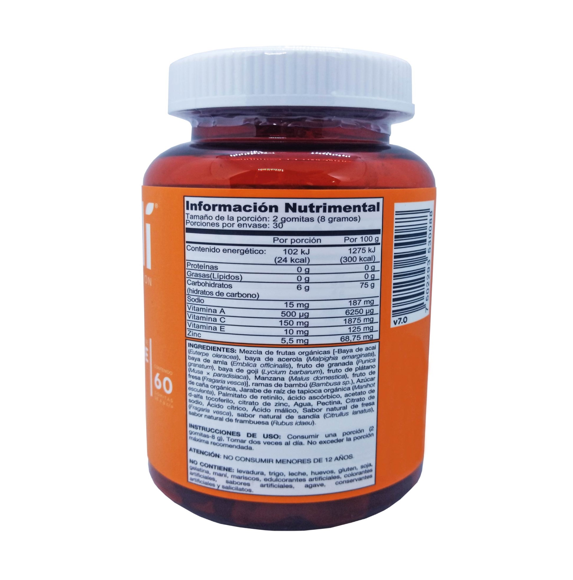 Golí Nutrition Gomitas 60 Goms 240g Mezcla De Frutas