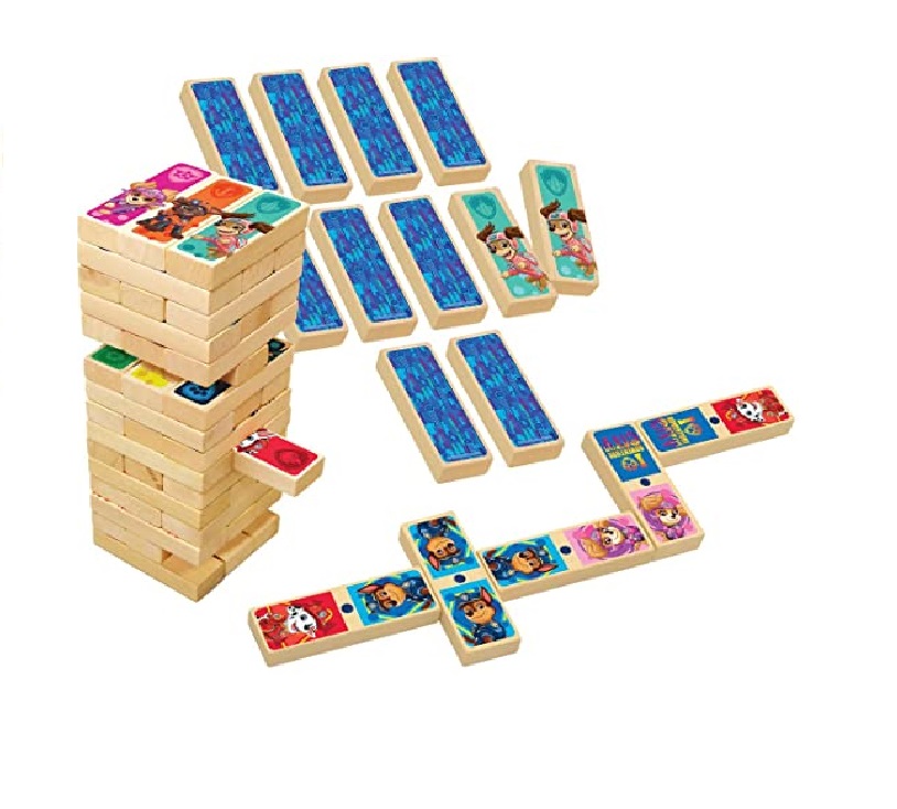 Torre de madera Paw Patrol 3 en 1 Memoria & Domino - Novelty 