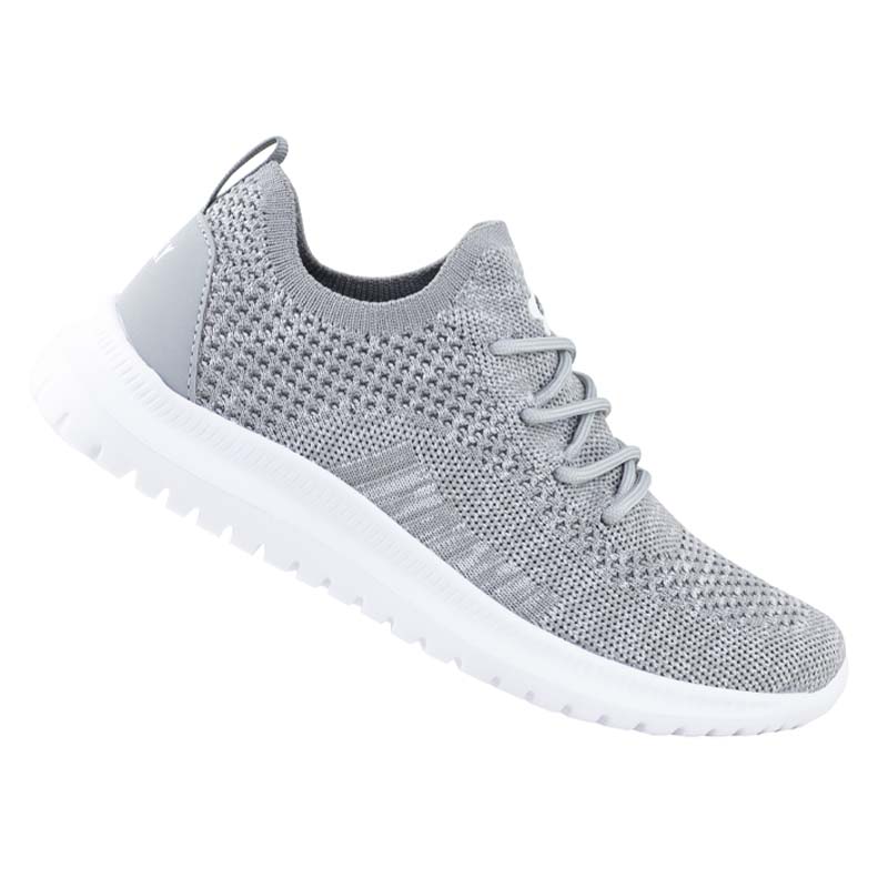 TENIS URBANO CHARLY HOMBRE MUJER RESOLVE 1049627 GRIS BLANCO