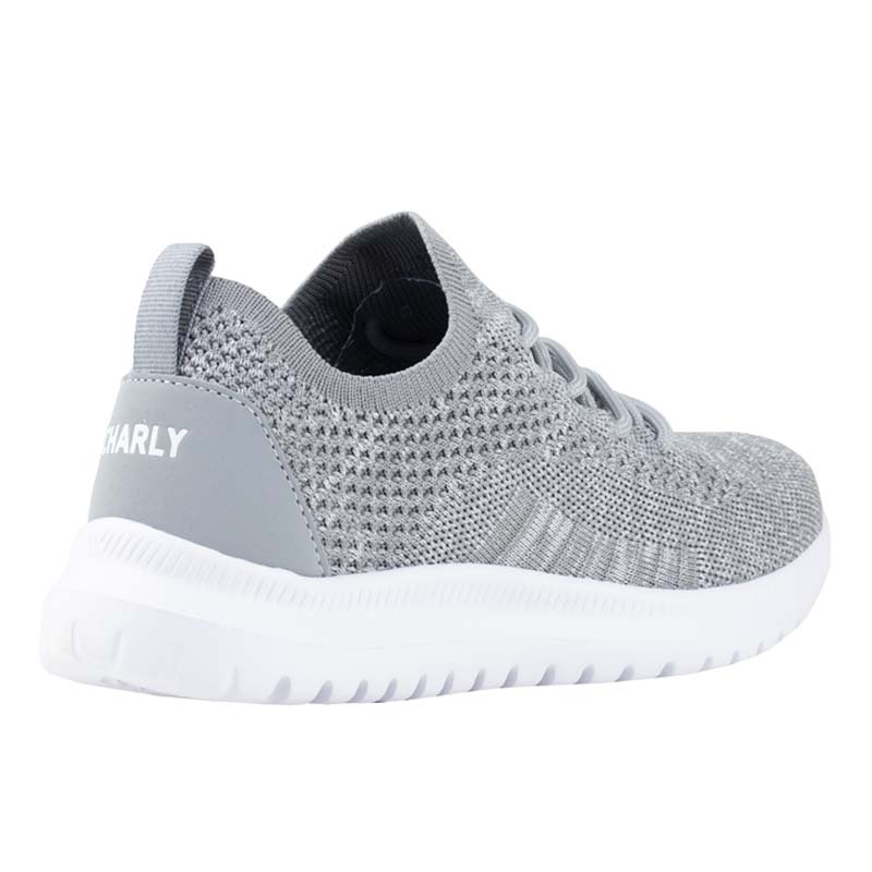 TENIS URBANO CHARLY HOMBRE MUJER RESOLVE 1049627 GRIS BLANCO