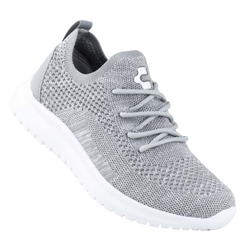 TENIS URBANO CHARLY HOMBRE MUJER RESOLVE 1049627 GRIS BLANCO