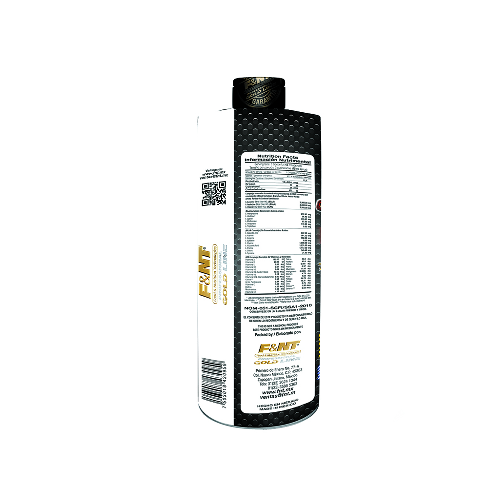 Amino Bcaa Liquid 1,000ml Jarabe Concentrado L-leucina