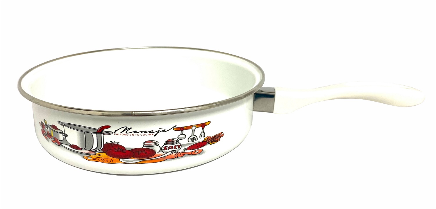 Batería De Cocina 10 Piezas Acero Porcelanizado