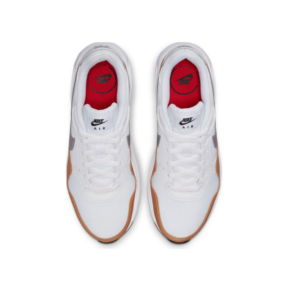 Tenis Nike Air Max Sc Cw 4554 107 Color Blanco Para Dama	