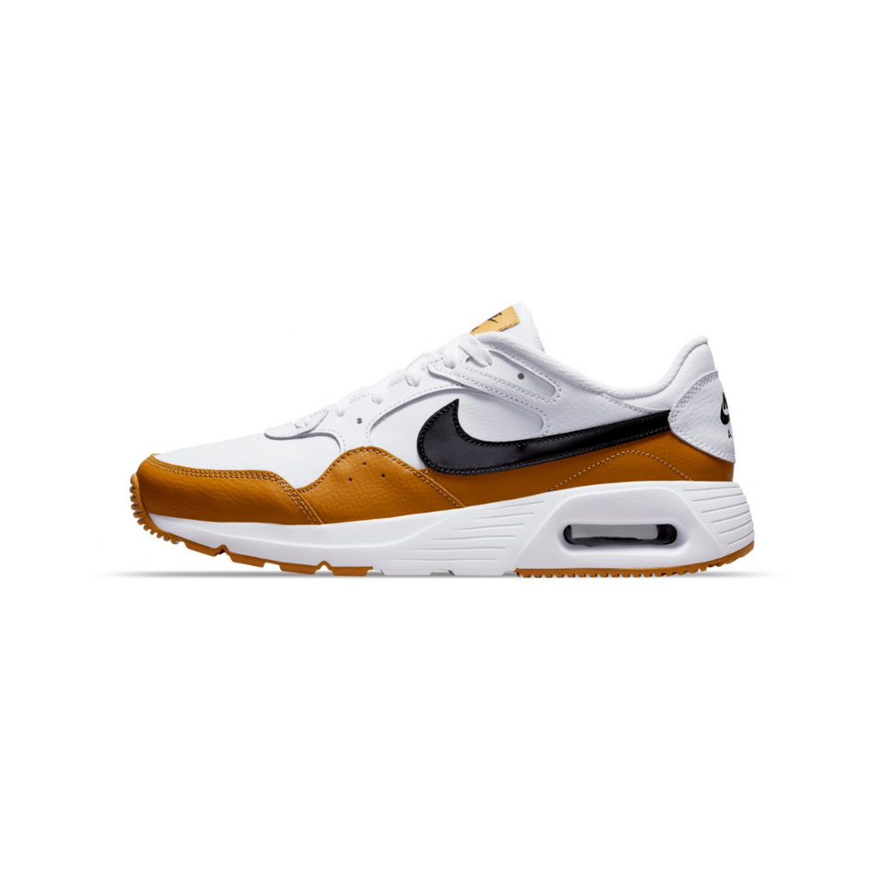 Tenis Nike Air Max Sc Leather Dh 9636 100 Color Blanco Para Caballero