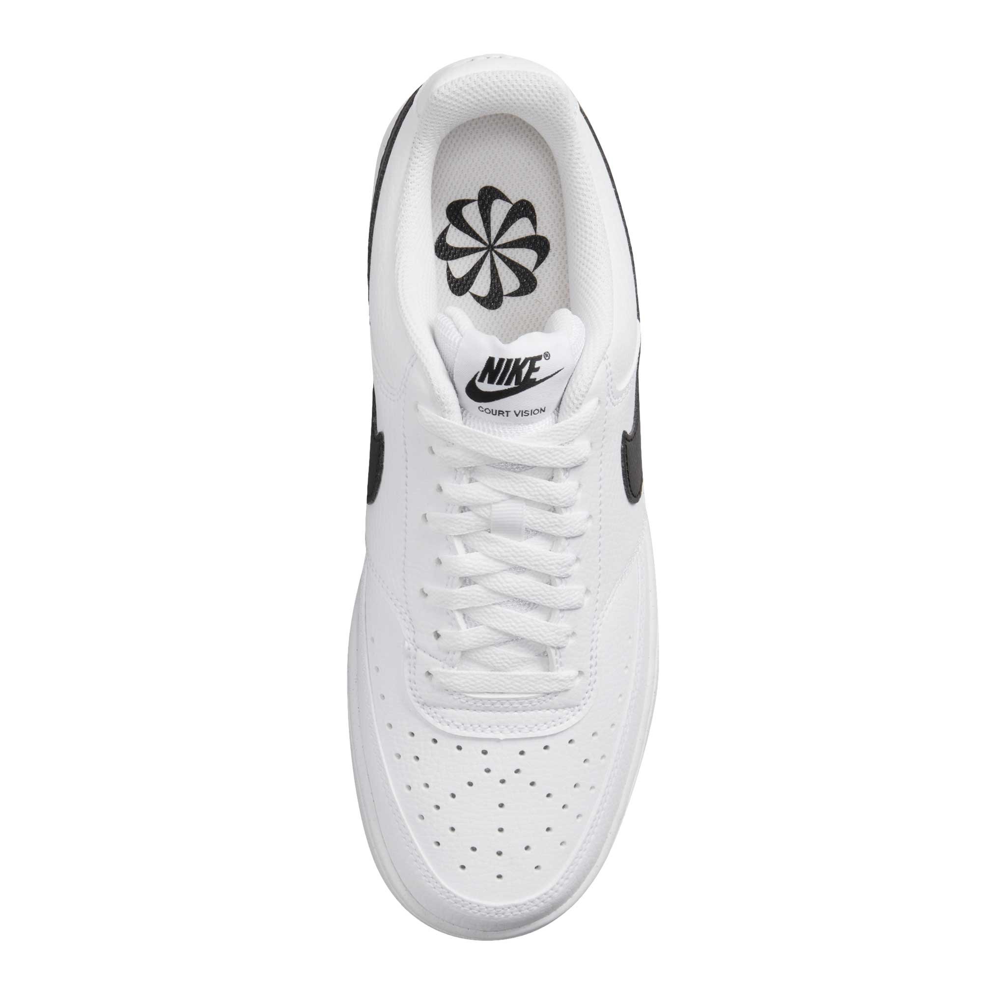 Tenis Nike Court Vision Low Next Texture Blanco Negro
