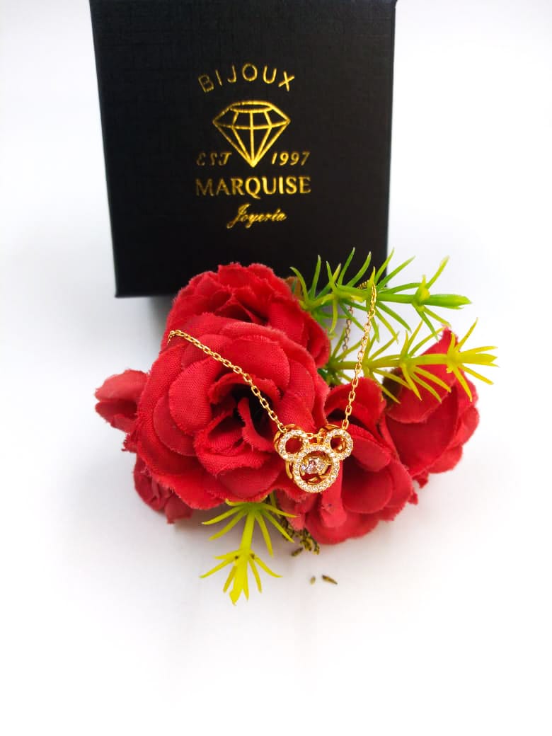 GARGANTILLA MICKEY MOUSE PLATA 925 BIJOUX MARQUISE