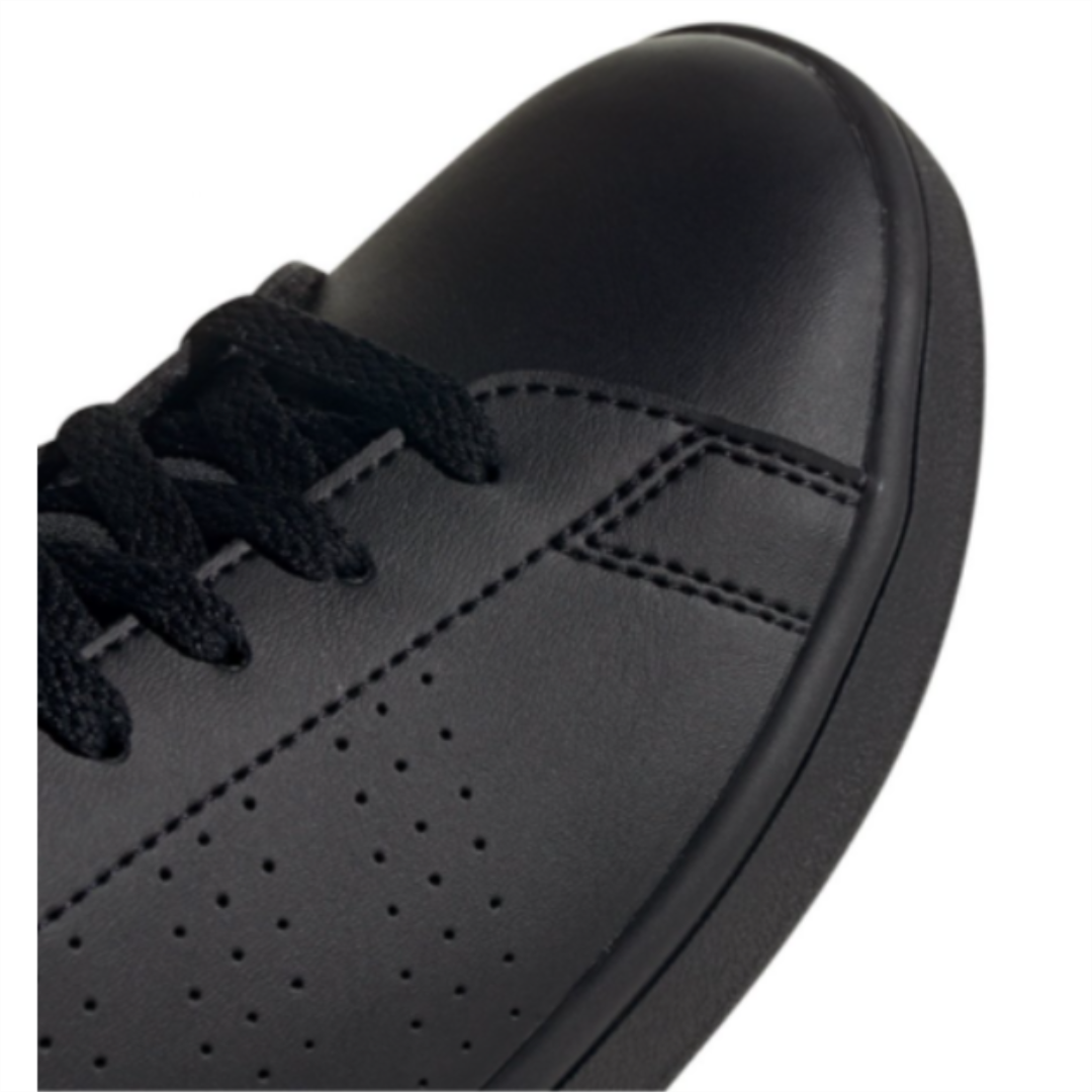 Tenis Casual Adidas Advantage Negro Para Niño