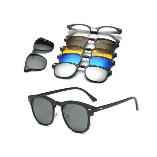 Lentes Oftálmicos 5 Micas Intercambiables Magneticos.