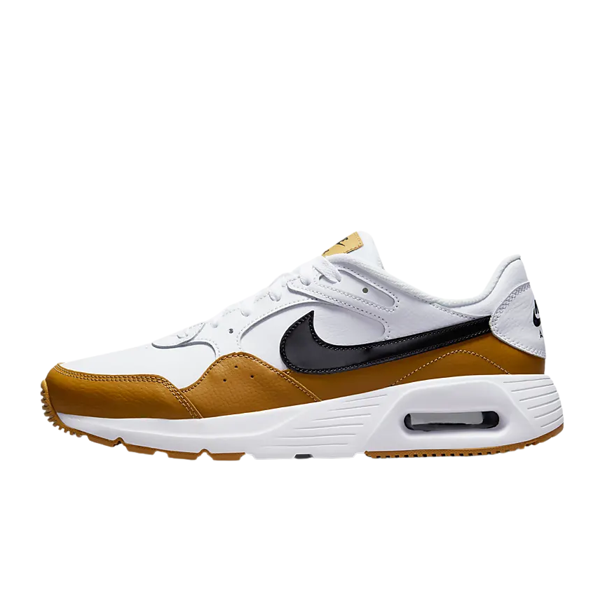 Nike blancas con dorado best sale