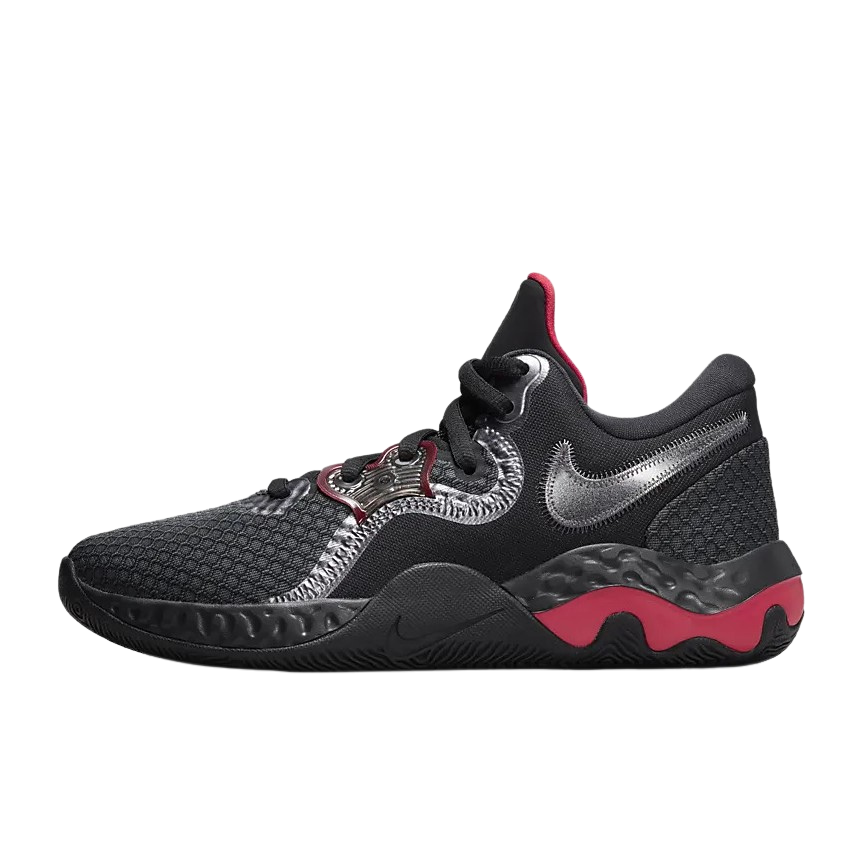 Tenis Nike Renew Elevate 2 Negro Rojo de Caballero Original