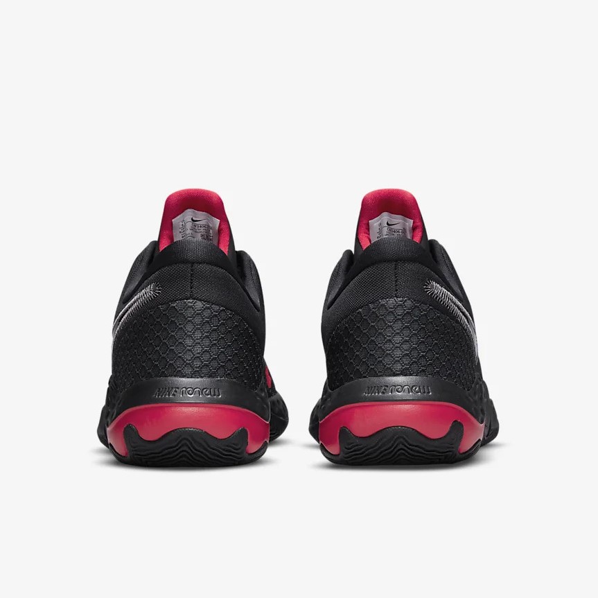 Tenis Nike Renew Elevate 2 Negro Rojo de Caballero Original