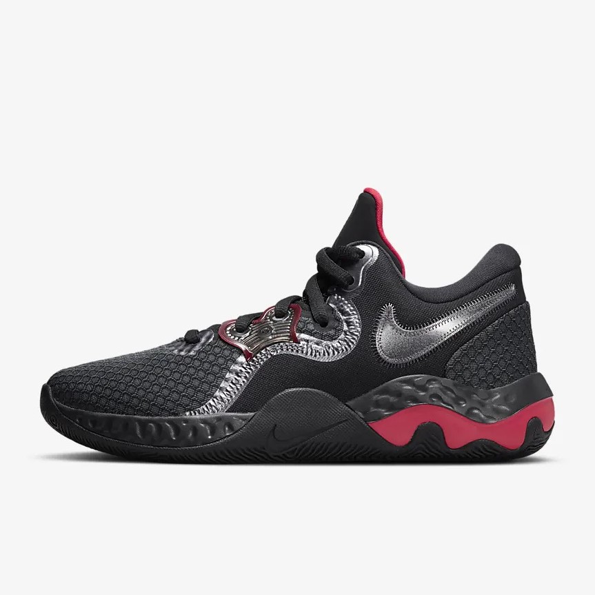 Tenis Nike Renew Elevate 2 Negro Rojo de Caballero Original