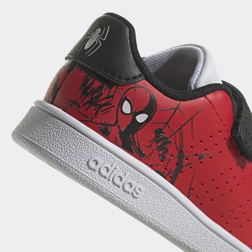 Tenis Adidas Advantage Spiderman Rojo de Beb