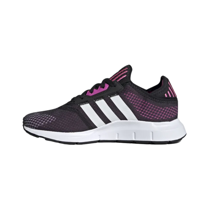 Tenis Adidas Swift Run Negro Rosa de Dama Original