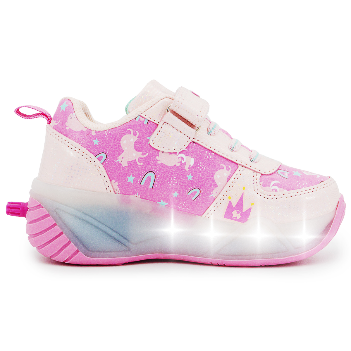Bubble Gummers Tenis Patin Luces Niña Unicornio Osaka 17-23