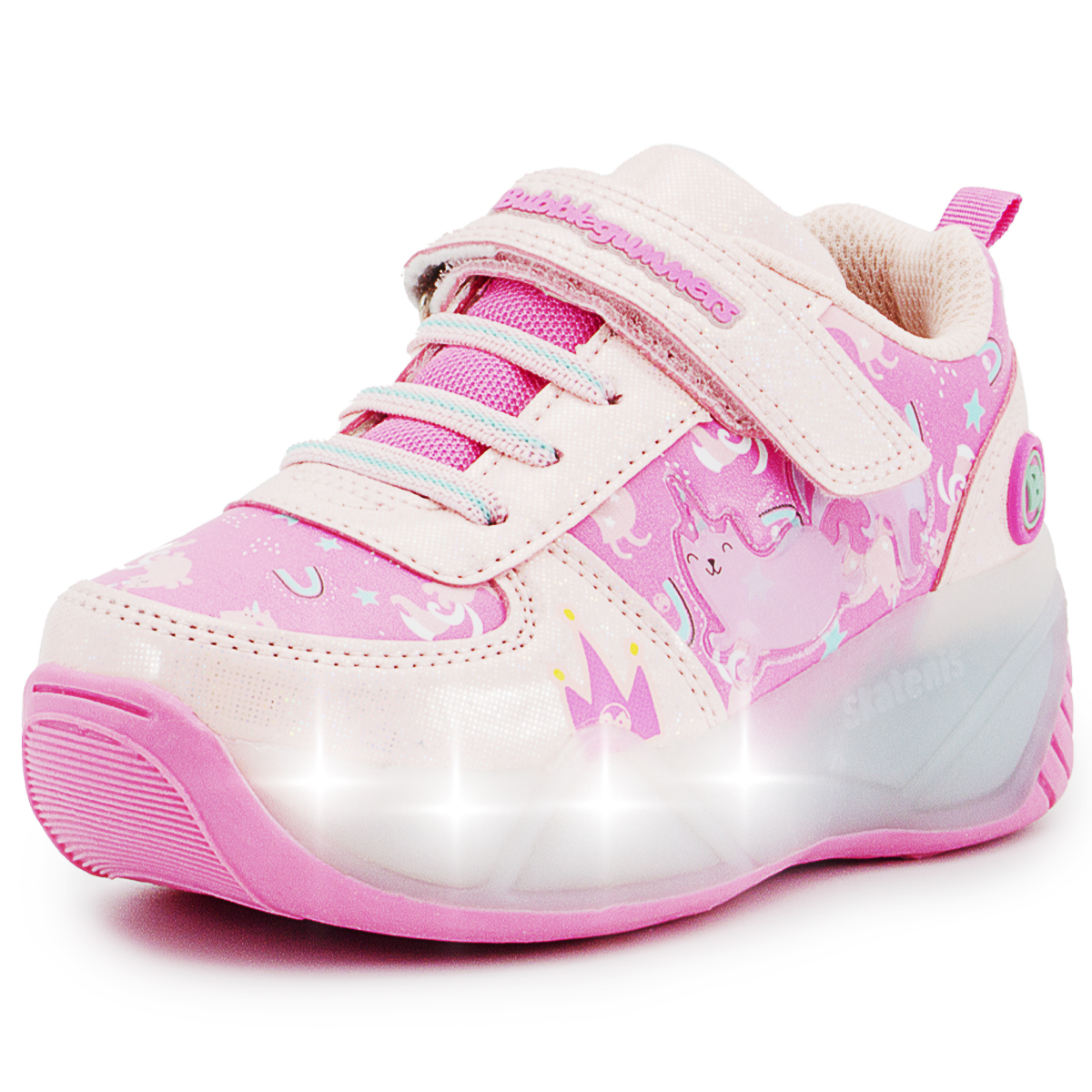 Bubble Gummers Tenis Patin Luces Niña Unicornio Osaka 17-23