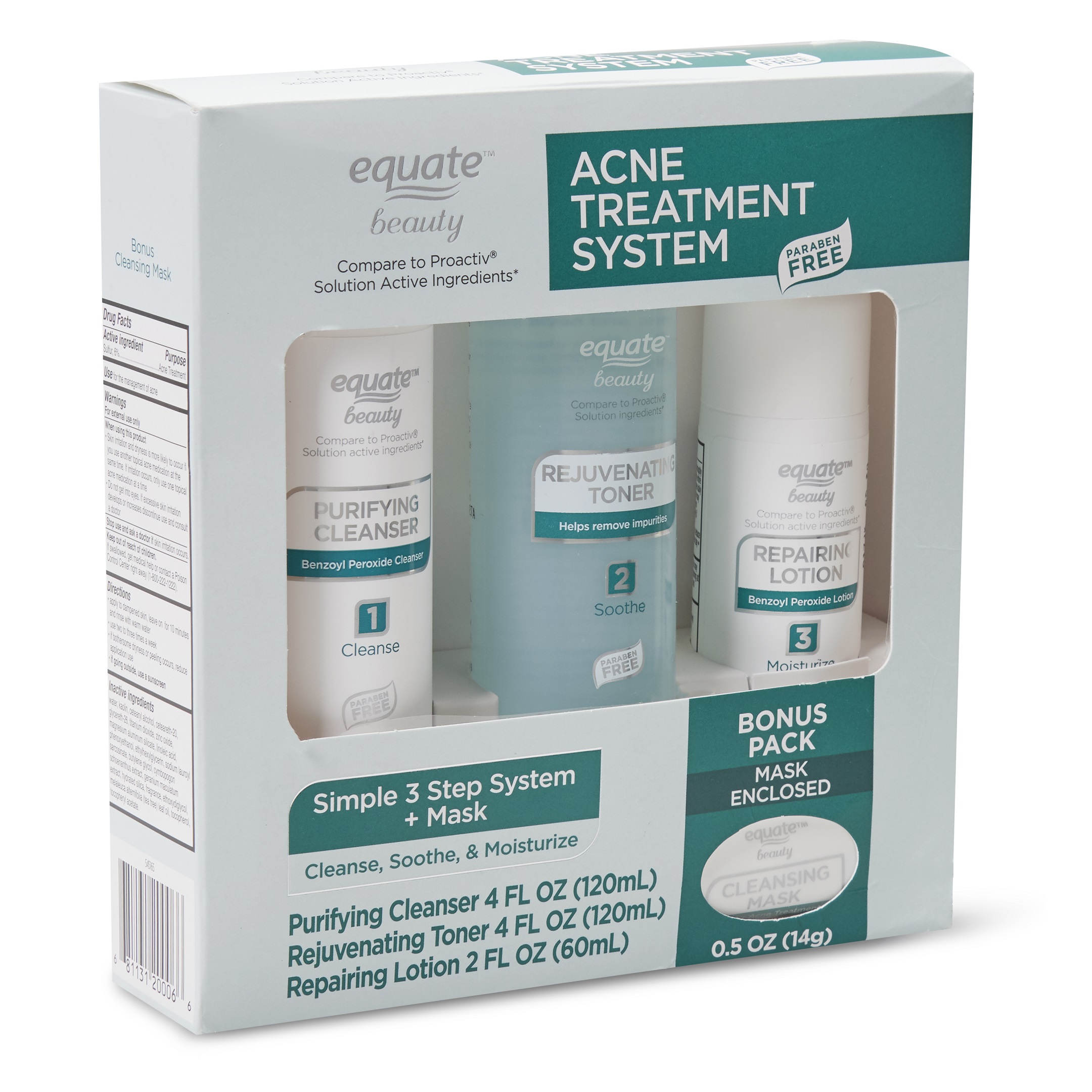 Equate Sistema Premium De Tratamiento Antiacne