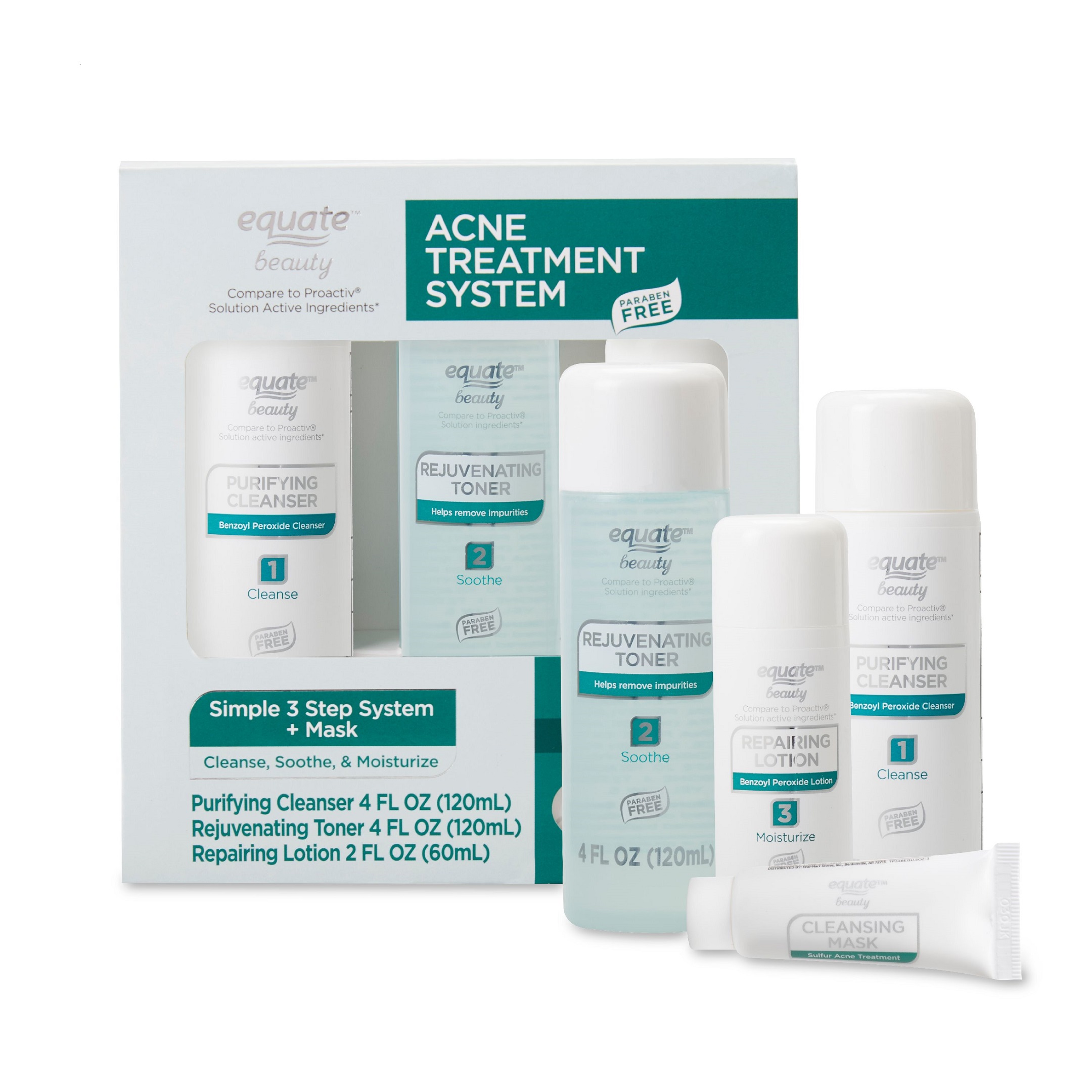 Equate Sistema Premium De Tratamiento Antiacne