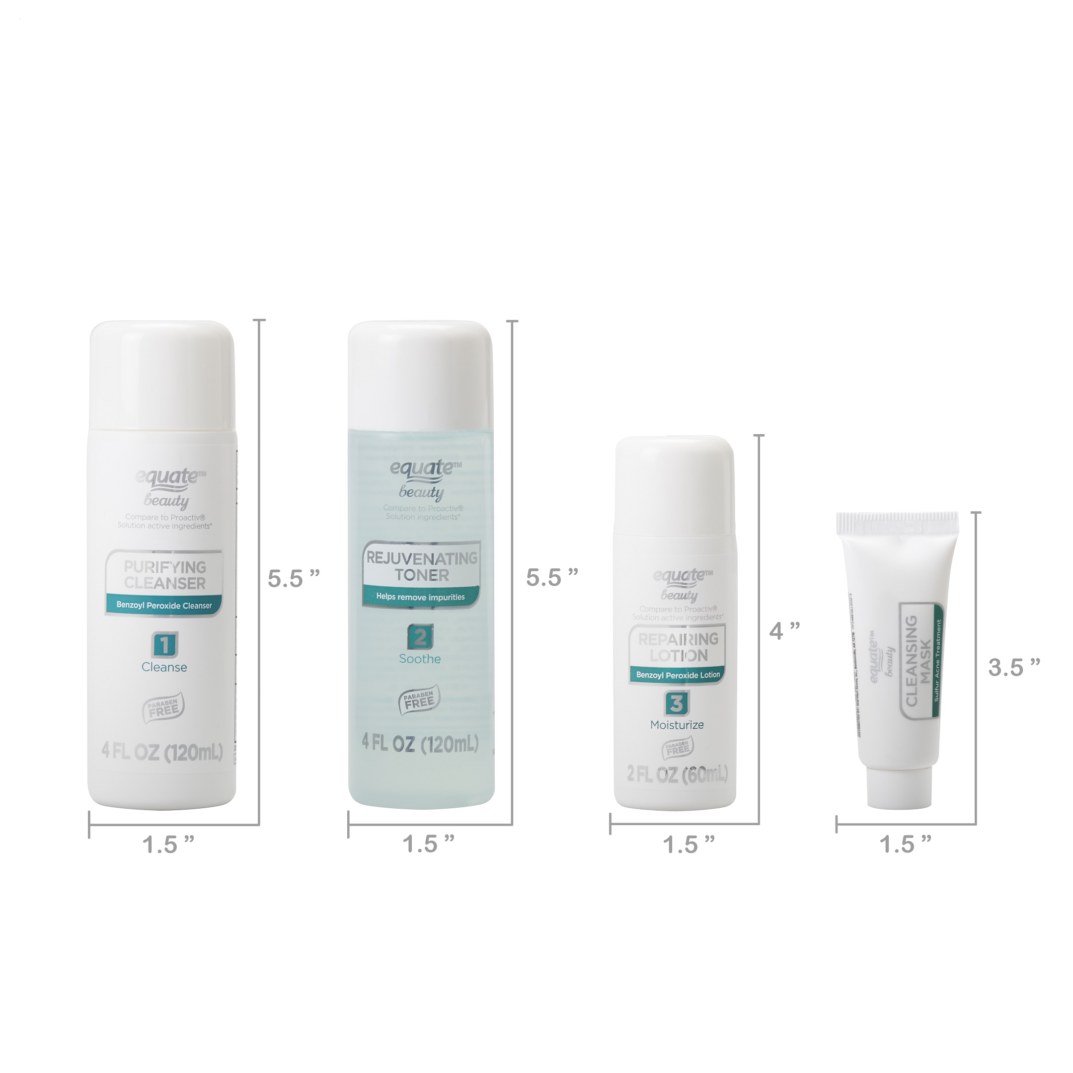 Equate Sistema Premium De Tratamiento Antiacne